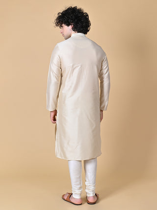 MAAHII FABS COTTON BLEND Beige Kurta