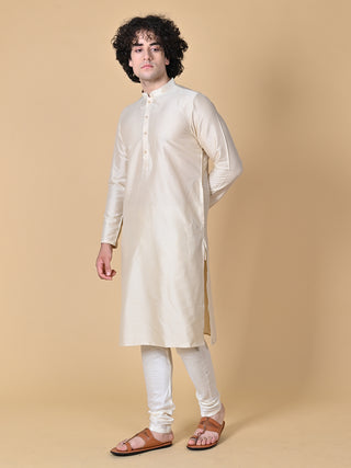 MAAHII FABS COTTON BLEND Beige Kurta