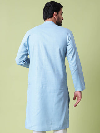Men's Embroidered Mirror Worked Kurta