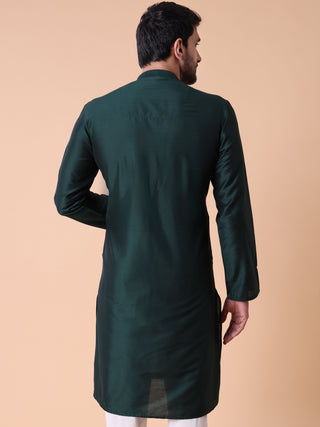 Men's Embroidered Cotton Festive Kurta