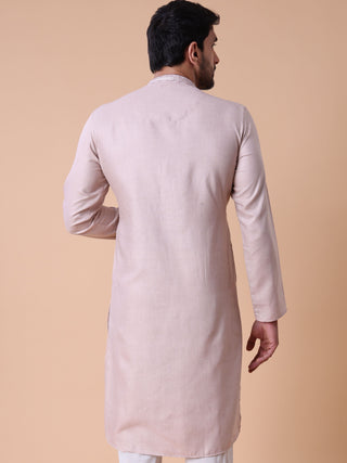 Men's Mandarin Collar Cotton Kurta
