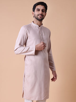 Men's Mandarin Collar Cotton Kurta