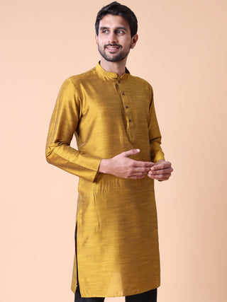 Men's Solid Cotton Kurta