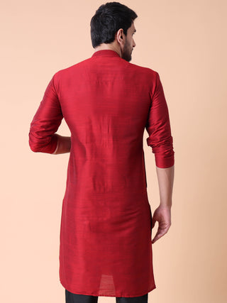 Men's Solid Cotton Kurta