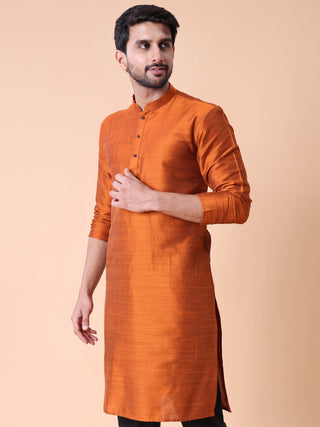 Men's Solid Cotton Kurta