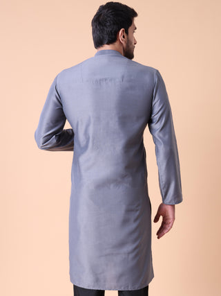 Men's Embroidered Cotton Festive Kurta