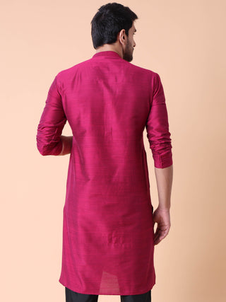 Men's Solid Cotton Kurta