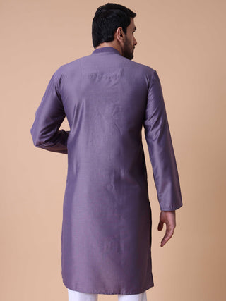 Men's Embroidered Cotton Festive Kurta
