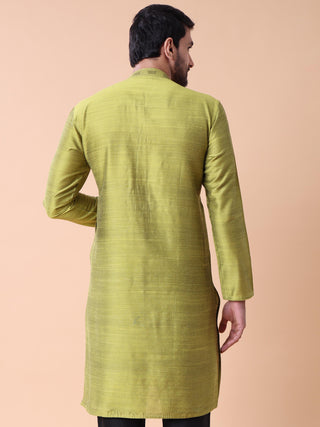 Men's Solid Cotton Kurta