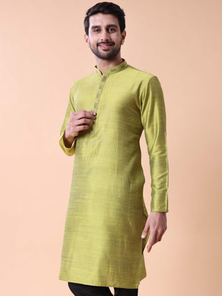Men's Solid Cotton Kurta
