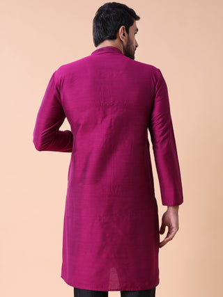 Men's Solid Cotton Kurta