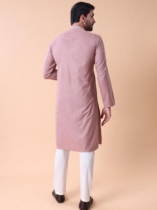 Men's Mandarin Collar Cotton Kurta