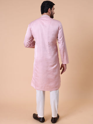 Men's Floral Embroidered Kurta