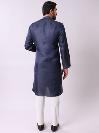 Men's Floral Embroidered Kurta