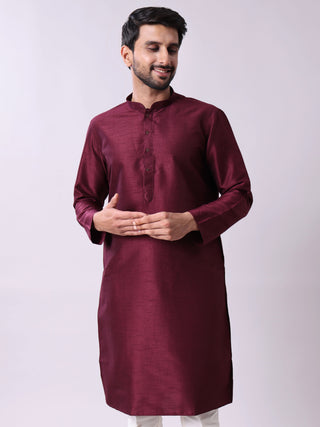 Men's Kurta With Pyjamas & Mirror Work Nehru Jacket