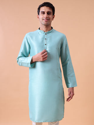 Men's Purple Kurta Pyjama & Printed Nehru Jacket