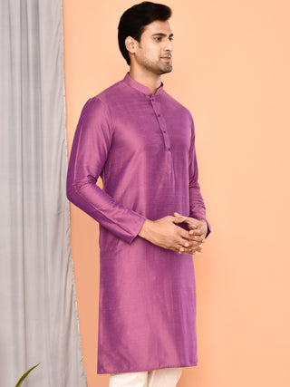 Men's Cotton Solid Kurta