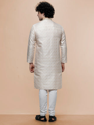 Maahi Fab Men's Printed Cotton Kurta