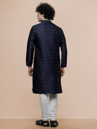 Maahi Fab Men's Printed Cotton Kurta