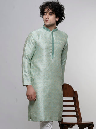Maahi Fab Men's Printed Cotton Kurta Set