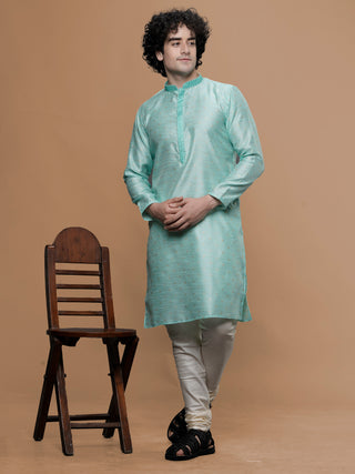 MAAHI FABS Woven Design Brasso Straight Kurta Set