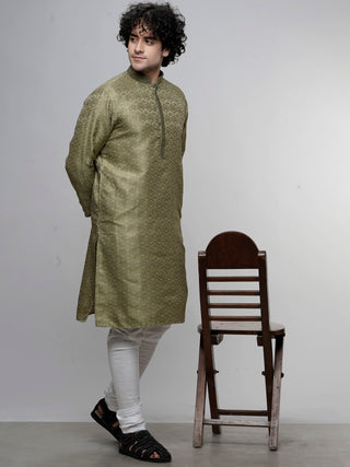 Maahi Fab Men's Printed Cotton Kurta