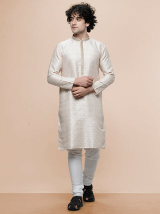 Maahi Fab Men's Printed Cotton Kurta