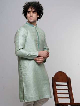 Maahi Fab Men's Printed Cotton Kurta Set
