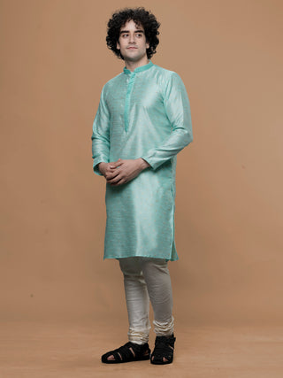 MAAHI FABS Woven Design Brasso Straight Kurta Set