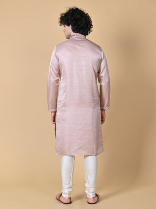 MAAHII FABS Pink Men Embroidered Ethnic Dress Kurta With Pajama