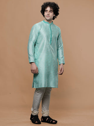 MAAHI FABS Woven Design Brasso Straight Kurta Set